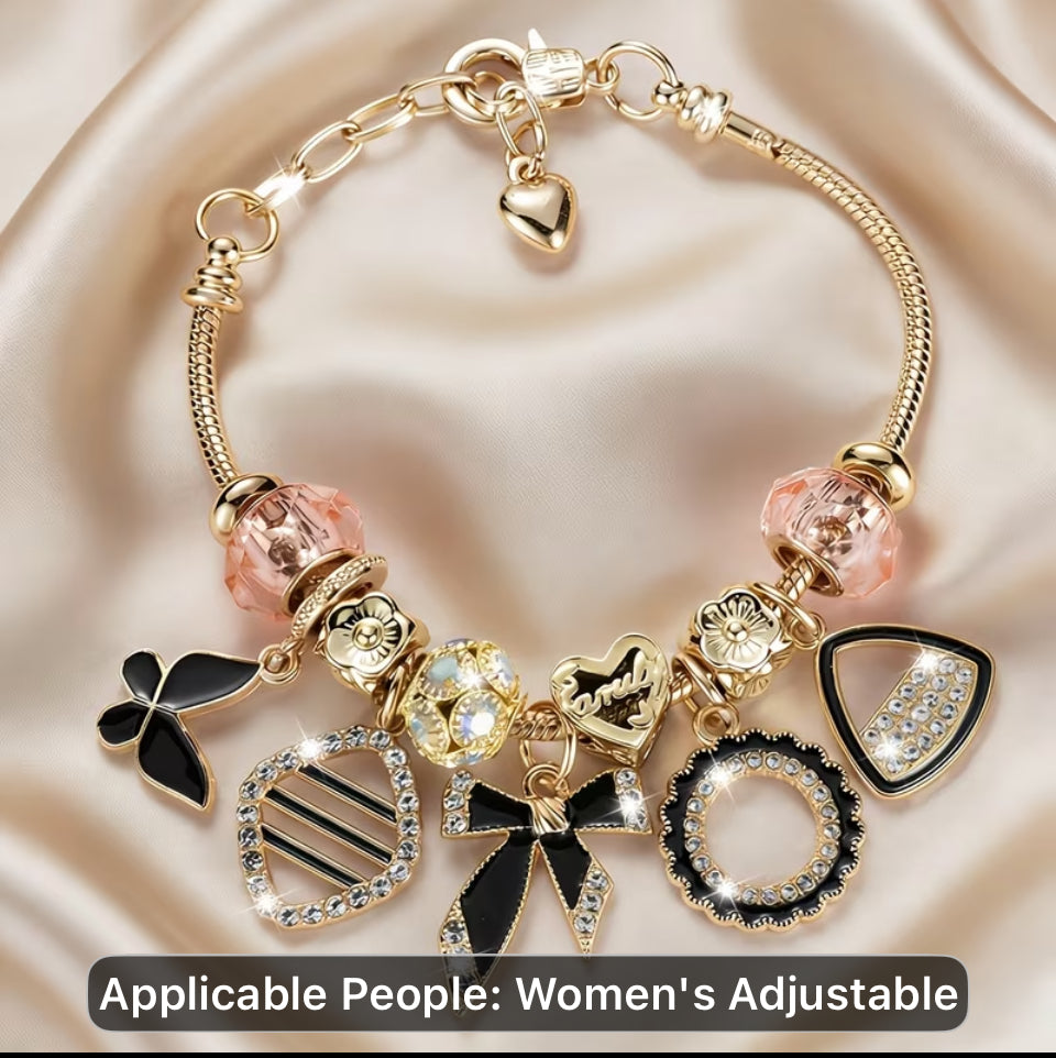 All DAT gold hand piece with colored crystals