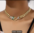 All DAT snake necklaces